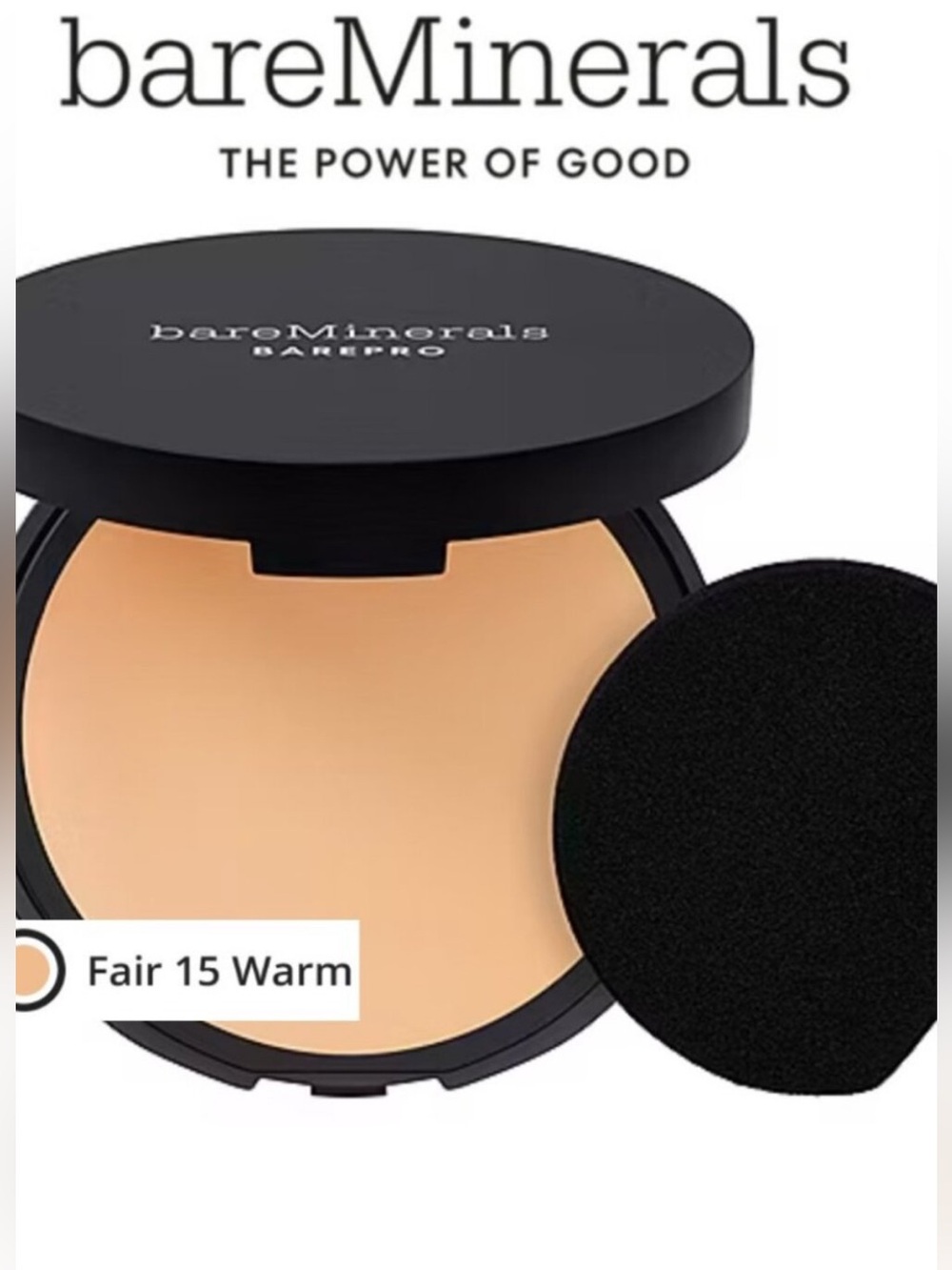 bareMinerals Barepro 24 HR Skin Perfecting Powder Foundation* ~ Fair 15 Warm NIB